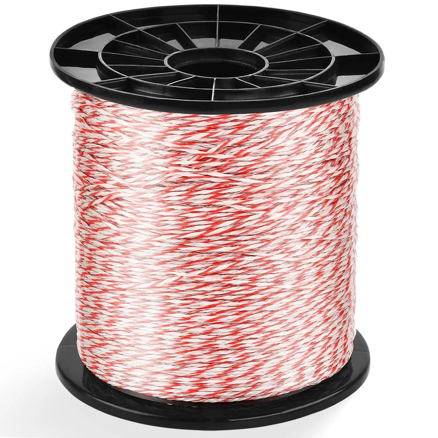 500/1000M Roll Electric Fence Rope Polywire with Steel Poly Rope for Sheep Cattle Animal Reliable Conductivity Wire