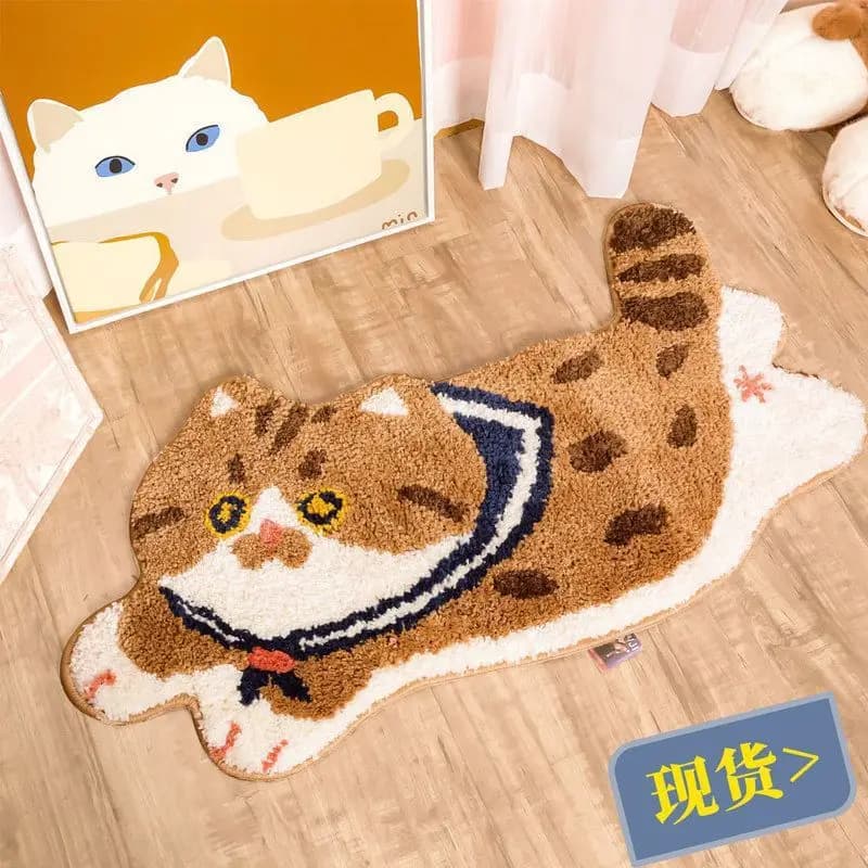 VIKAMA Tappeto per camera dei bambini con animali da cartone animato super carino, accogliente e morbido, per soggiorno, divano, comodino, resistente alle macchie, facile da pulire