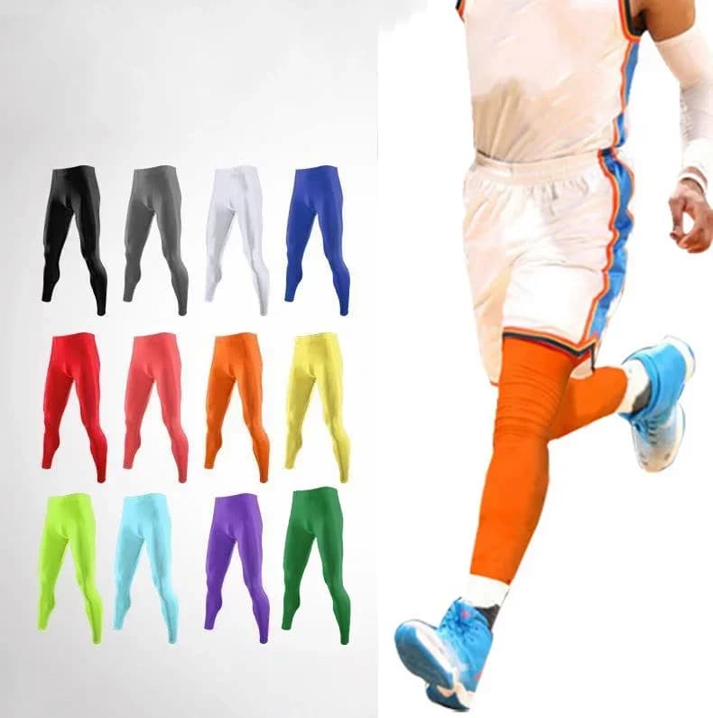 Winter Spring Autumn Man Running Collant Pants for Men Basketball Football Fitness Exercise Sport Leggings Long J88
