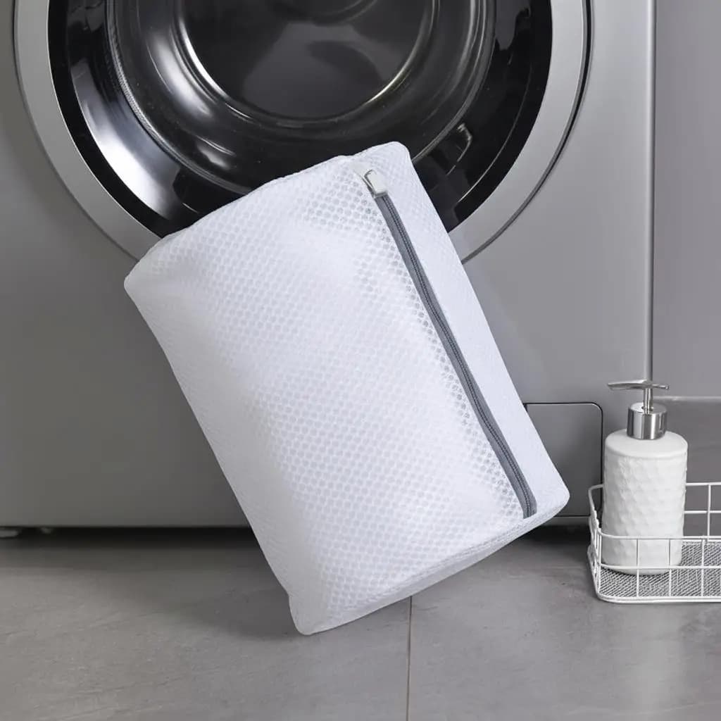 Durable Mesh Shoe Cleaning Bag 360 Degree Protection Reusable Zipper Closure Mesh Washing Bag for Sports Shoes home organization and storage organiseurs de rangement organizers bag washing bag kitchen organizer bags