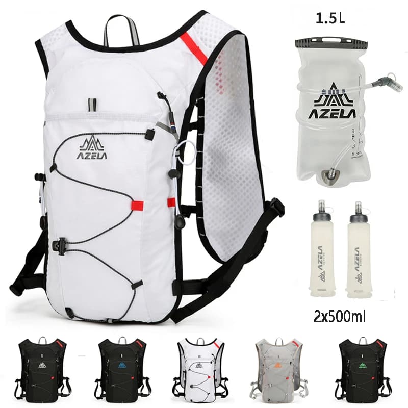 5 Liter Race Moisturizing Vest Backpack Reflective Moisturizing Vest Cycling Bag Trekking Vest for Outdoor Sports Gym Camping Race