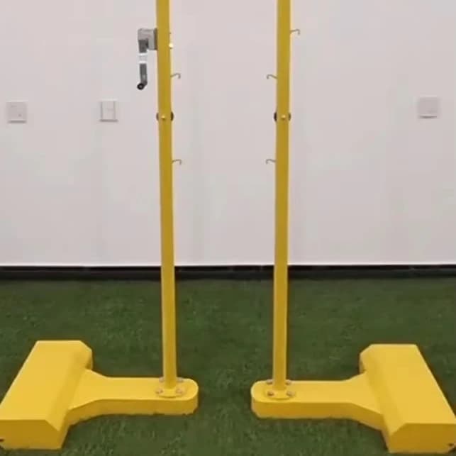 Training & Entertainment Equipment for Tennis Pickleball Badminton & Volleyball Middle Post with Net for Court Use