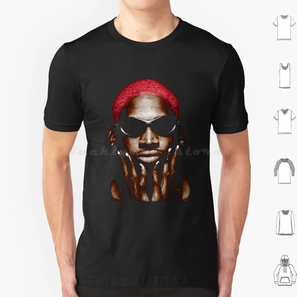 Copy of Dennis Rodman Basket Vintage Bootleg Retro anni '90 Rap Tee, Dennis, anni '90, Chicago, Vintage, Pippen, 91 Capra, T