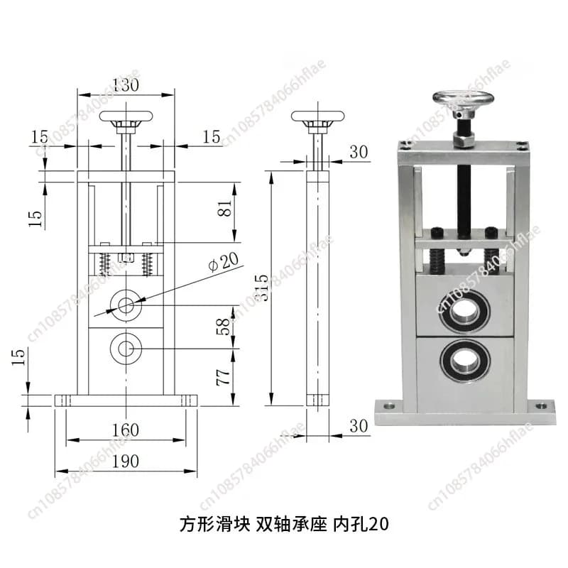 Heavy Duty Self Aligning Bearing Housing Adjustable Single Double Pillow Block with Shaft Stainless Steel Roller Support
