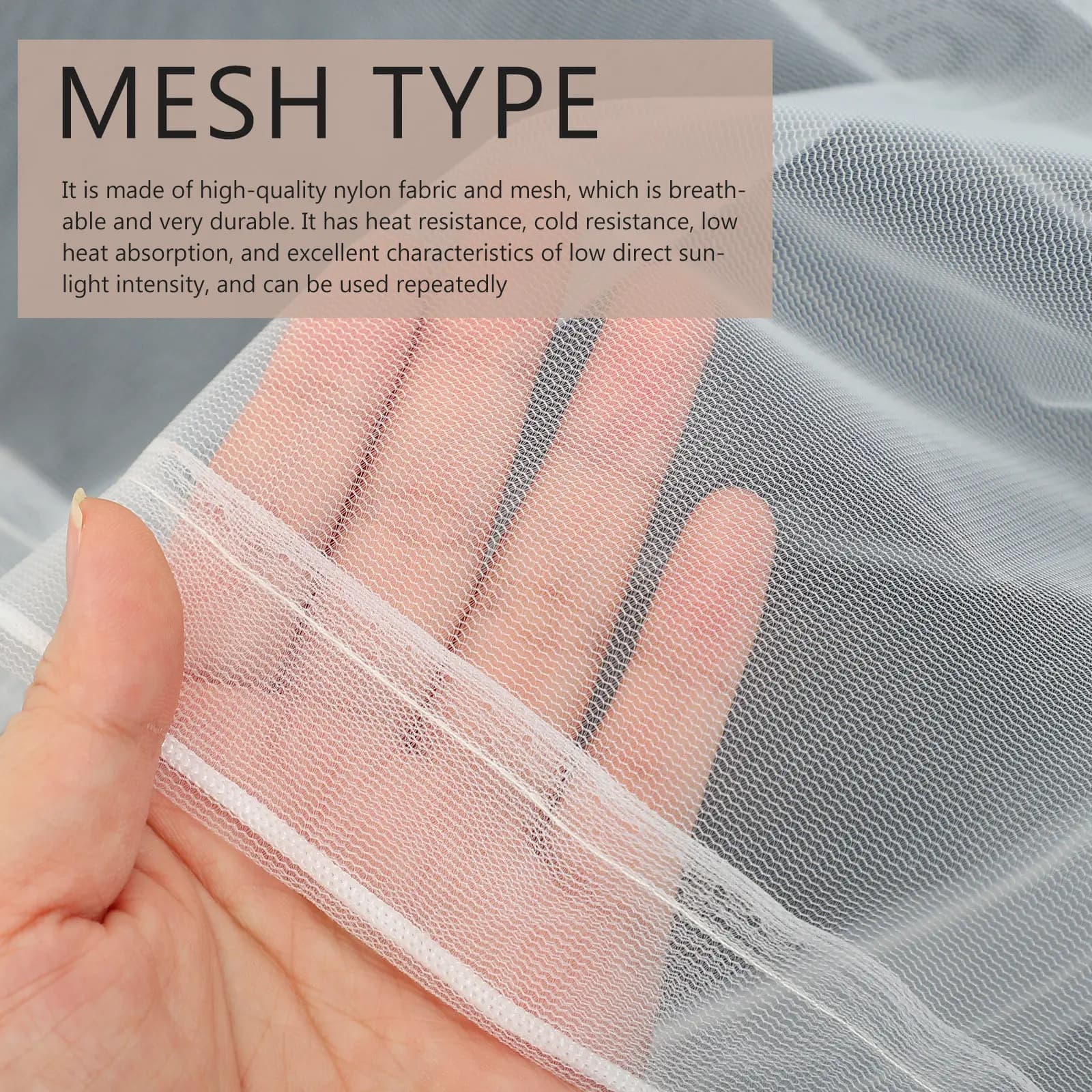 2pcs Reusable Plant Covers With Drawstring Anti-Bird Barrier Mesh Bags For Fruit Tree Protection Garden Supplies Nylon Mesh Bag