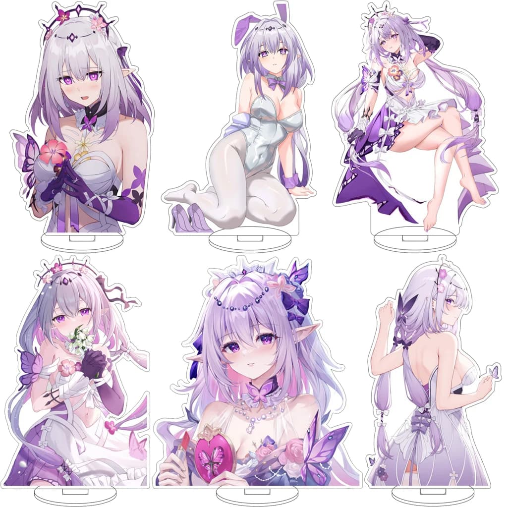16CM Game Anime Honkai: Star Rail Castorice Cos Acrylic Figure Stand Ornaments Birthday Chrismas Lovely Gifts