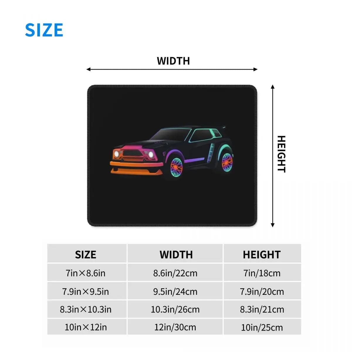 Multi-format mouse mat Rocket League Fennec Gamer PC Laptop mat Computer mat Office accessories Desk mat