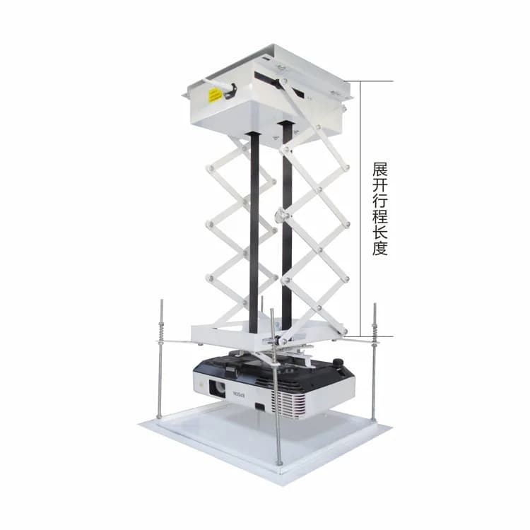 Gancio di sollevamento elettrico con telecomando wireless per proiettore nascosto 1M1.5M2M3M Gancio per proiettore intelligente