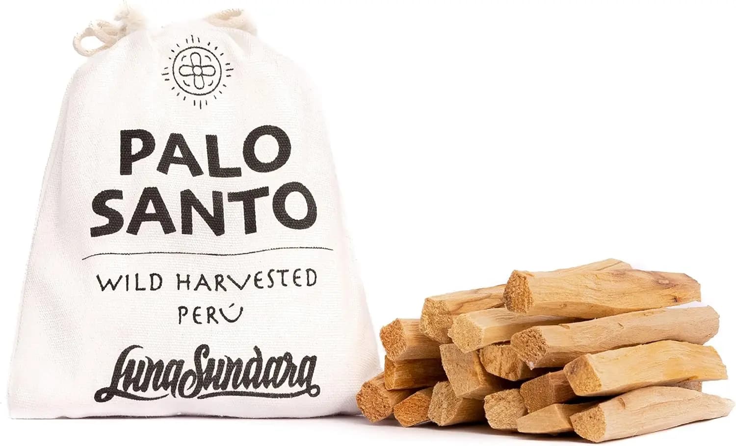 Palo Santo Sticks, 100g Peruvian Smudging Wood | Sustainably harvested Bursera graveolens palo santo wood for meditation, cleans