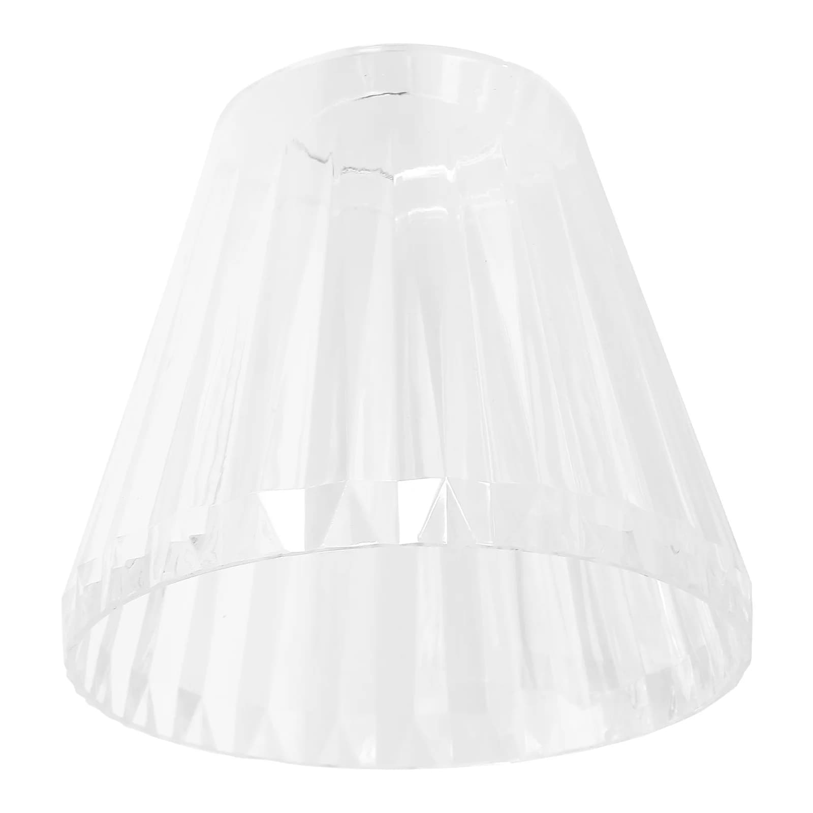 Acrylic Lampshade Clear Plastic Light Cover For Desk Floor Table Bedside Lamp Replacement Decorative Indoor Home Hotel