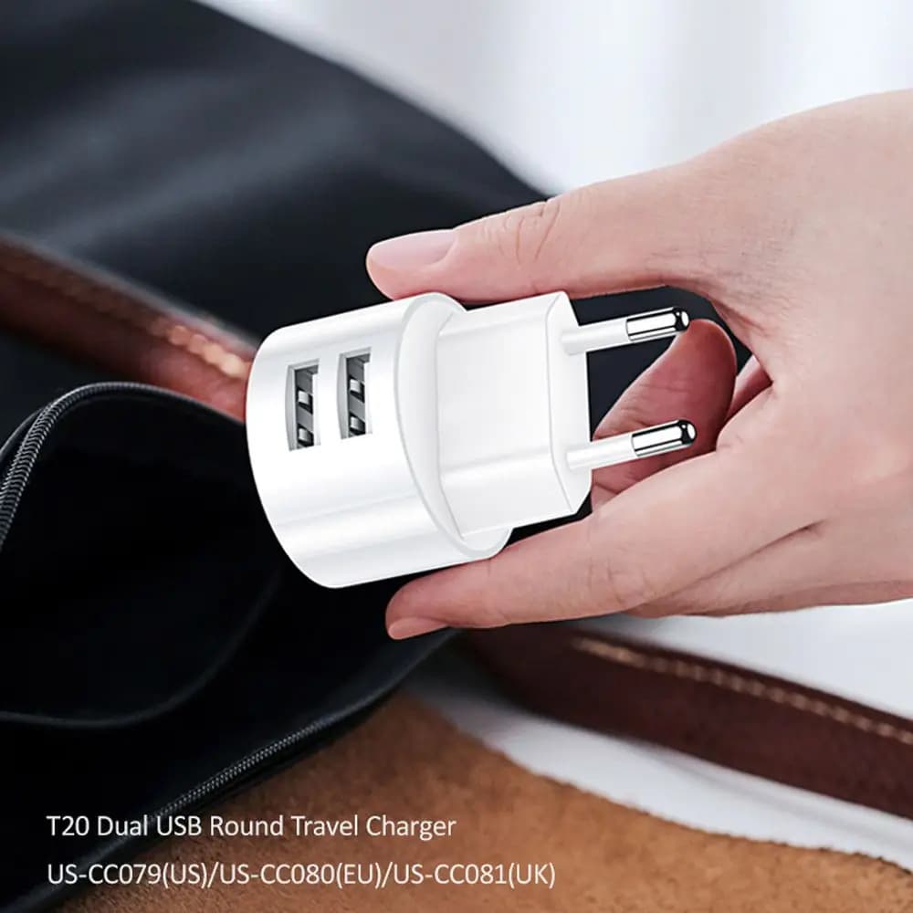 Mini telefono cellulare che carica 5V 2.1A Adattatore di ricarica Caricatore da muro Caricatore da viaggio Caricatore doppio USB