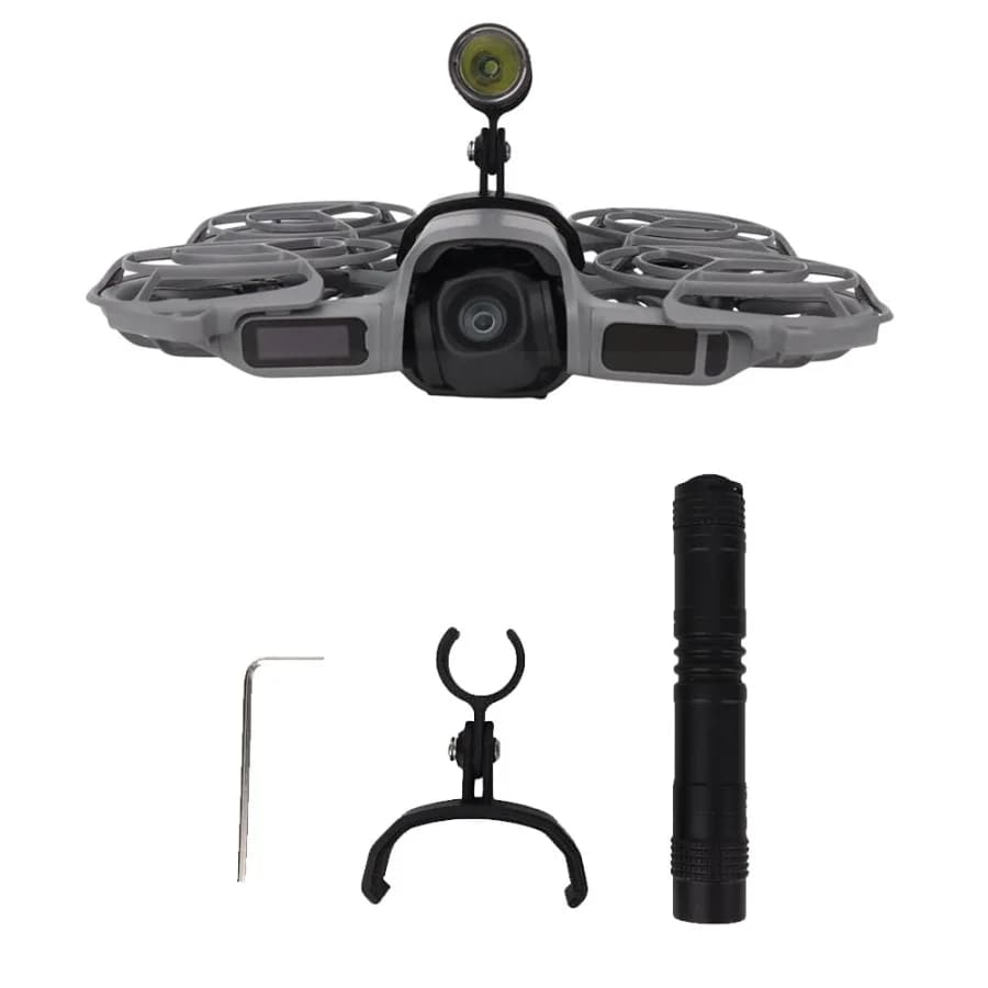 NEO2 Drone LED Night Navigation Searchlight Night Flight Light Headlight For DJI Neo 2, Night Fill Light with Mount Bracket Hol