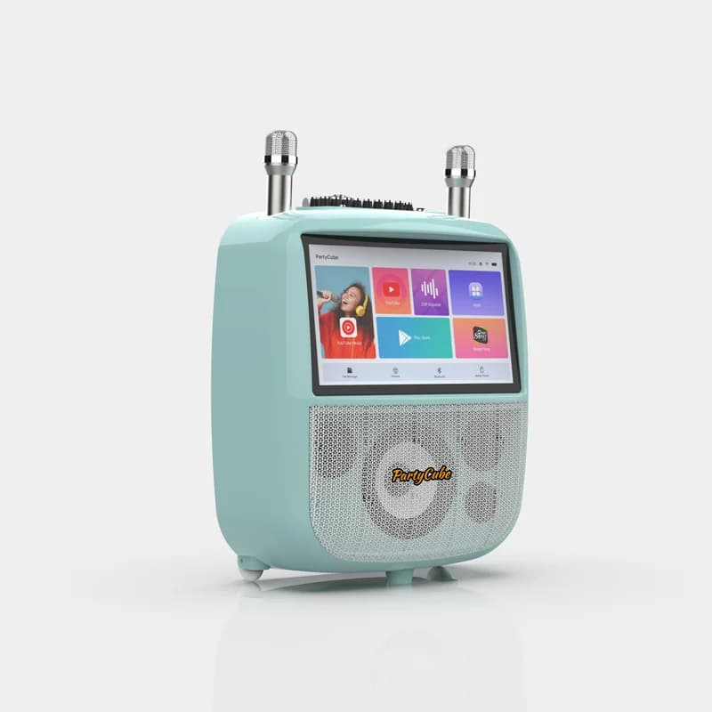 2024 NUOVA TENDENZA sistema karaoke macchina schermo da 15.6 pollici sistema karaoke portatile facile da trasportare sistema karaoke ktv esterno interno