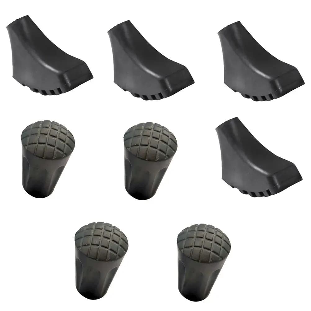 8 Pieces Protections Lightweight and Compact for Trekking Sticks, Bearings Anti-slip for Sticks, Anti-slip for Hiking