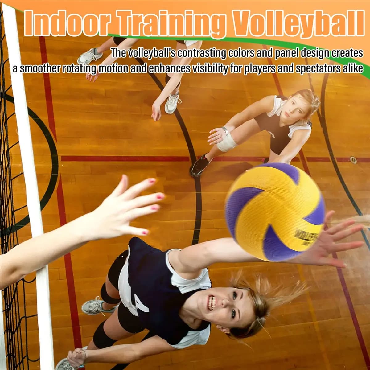 ABST Size 5 Professional Volleyball VolleyBalls Competition Training Volleyball Outdoor Game Camping Beach Volleyball