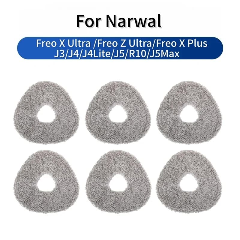 For Narwal Freo X Ultra /Freo Z Ultra/Freo X Plus J3/J4/J4Lite/J5/R10/J5Max Robot Vacuum Cleaner Accessory Mop Cloth