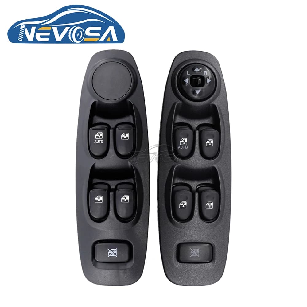 NEVOSA 93570-25300 LHD anteriore sinistro interruttore alzacristallo elettrico pulsante specchio per Hyundai Accent 2002 2003 2004 2005 2006 620 w10270