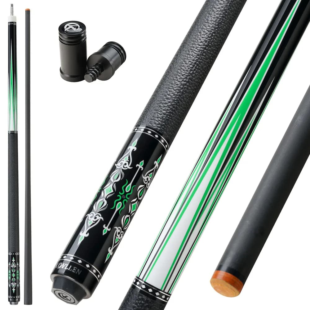 hit productFor Konllen Professional Carbon Fiber Billiard Cue 12.5 mm Tip 3*8/8 Stainless Steel Joint Low Bias Pool Cue with Con