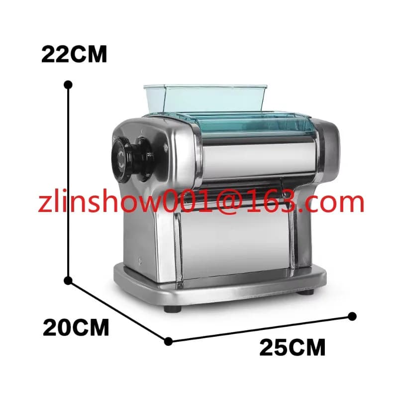 Elettrico Due Taglierine Noodle Pasta Maker Acciaio Inossidabile Lasagne Spaghetti Maker Macchina 135W 5kg/h Uscita