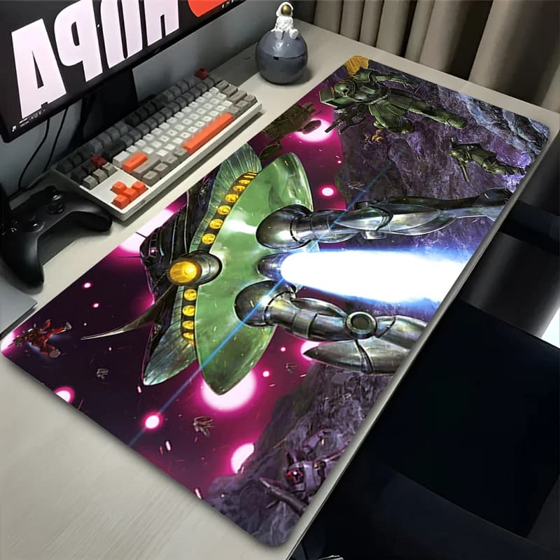 Popular Mouse Pad Mechanical Warrior G-gundam Z-zaku II Anime Desk Mat XXL Gaming PC Computer Desk Mat Laptop E-sports Mousepad