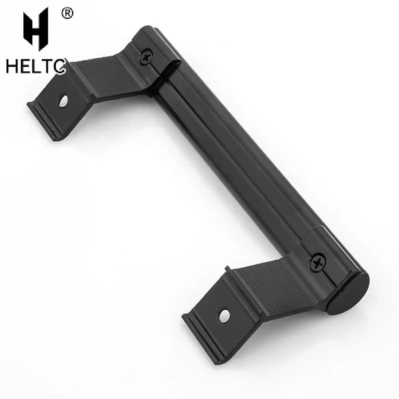 2PCS Furniture Cabinet Handle Aluminium Alloy Sliding Door Handle Pull And Flush Hardware Set Wood Door Drawer Handle