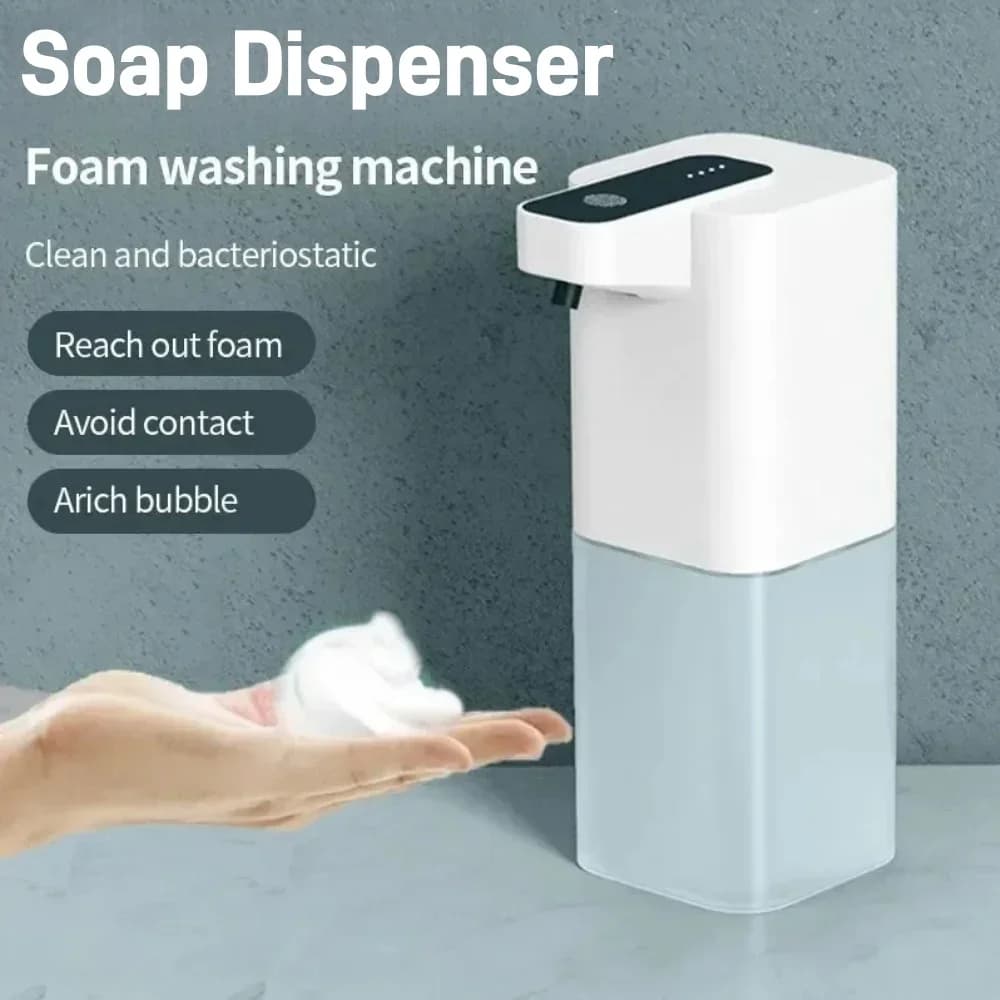 Dispenser automatico di sapone in schiuma con sensore intelligente Touchless per bagno Cucina Sapone liquido elettrico a infrarossi Montaggio a parete Desktop