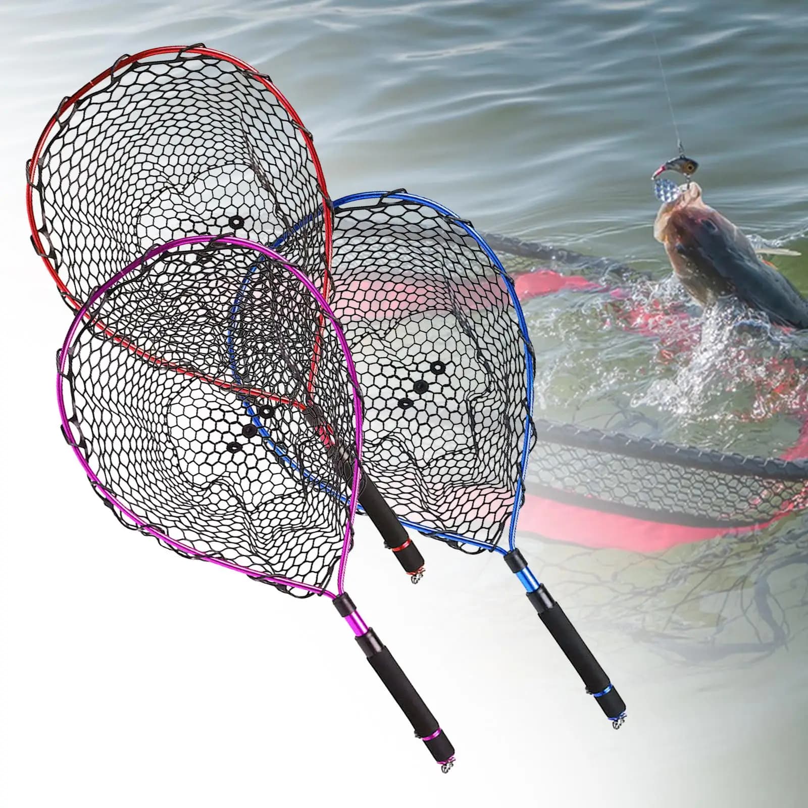 Rete da pesca allungabile per bambini Guadino per adulti per granchi farfalla spigola