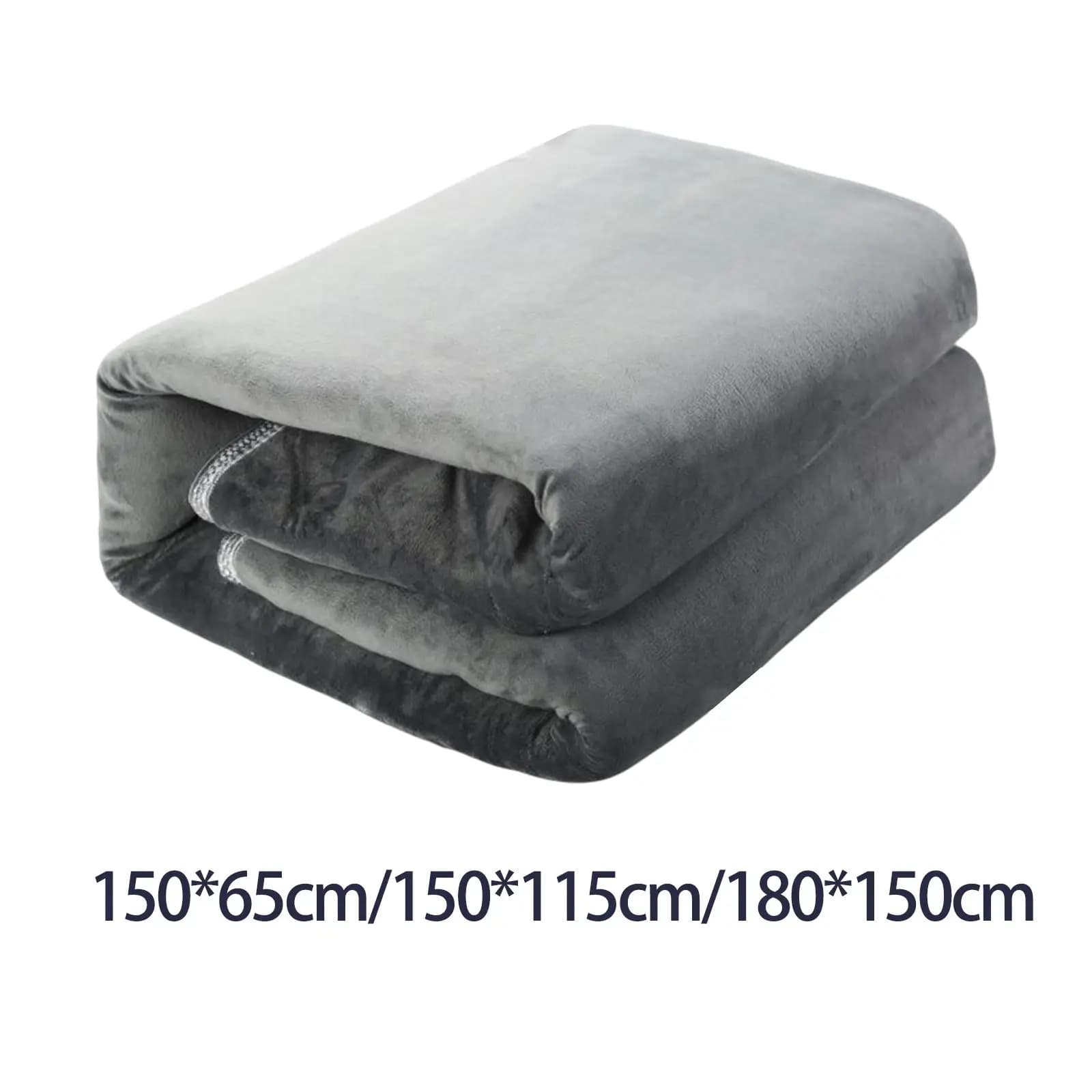 Thicker Electric Heated Blanket Soft Flannel Thermal Cover Warm Comforter for Winter Bedroom Use