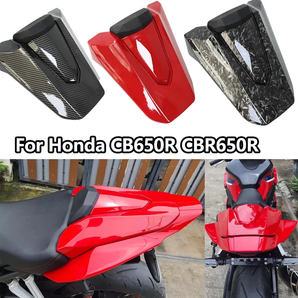 Motorcycle Pillion Rear Passenger Seat Cover Fairing Cowl Solo For Honda CB650R CBR650R 2024 2025