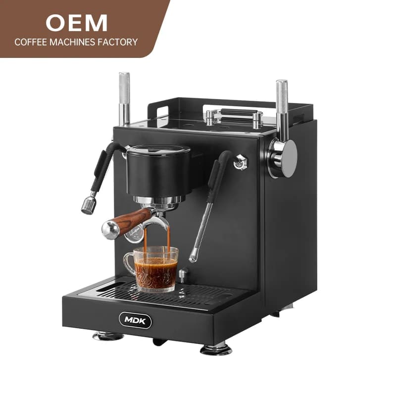 Macchina per caffè espresso semiautomatica MC3 Testa di gruppo italiana E61 Capacità dell'acqua da 2,5 litri Domestica e commerciale