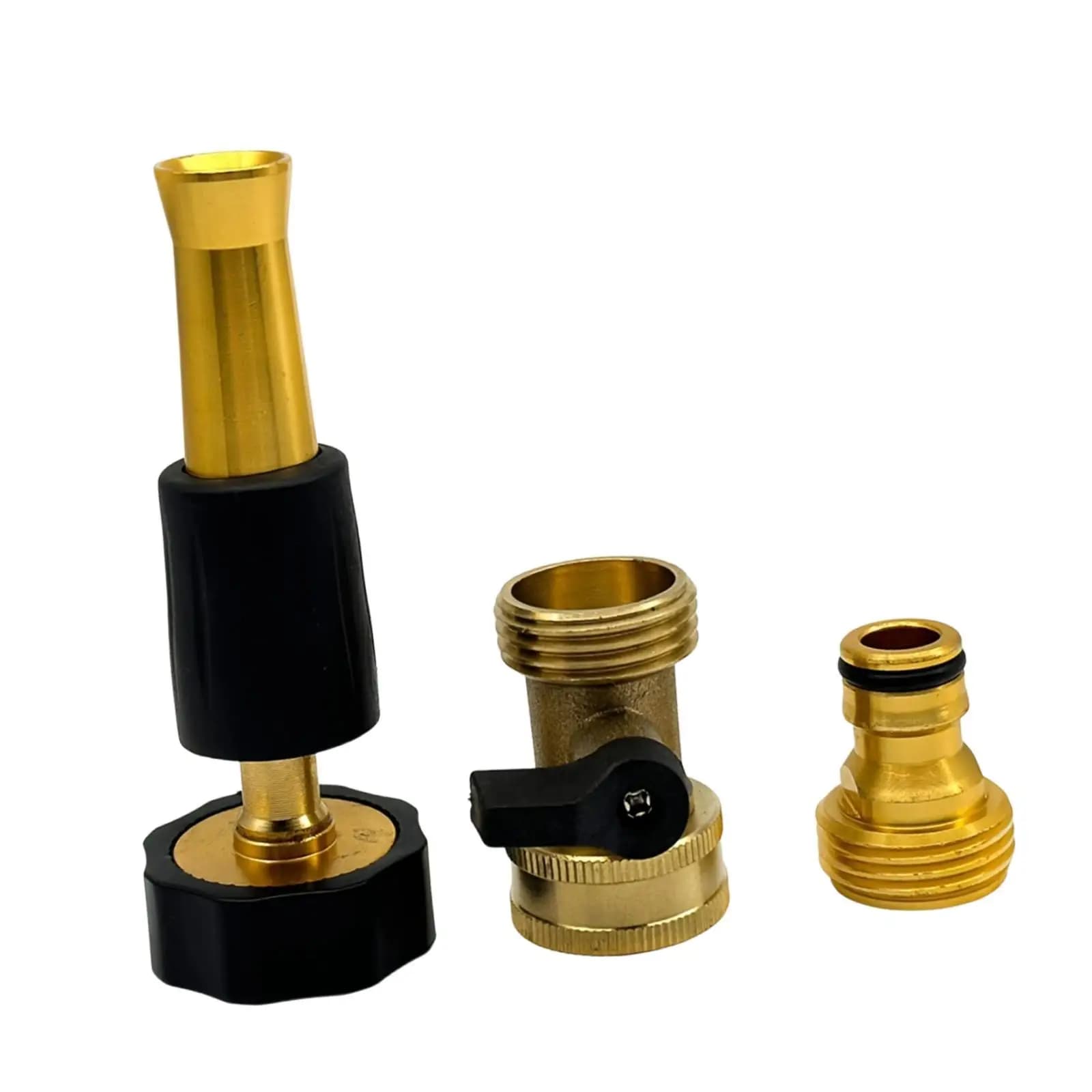 Garden irrigation nozzle, spare parts, metal, versatile accessories, with single-way valve, with self-washing tool connector and irrigation