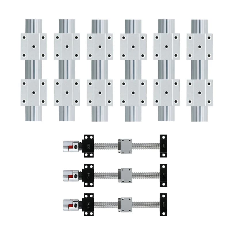 SBR16 and Sfu1605-400 1200 mm step 5 screws manufactured in China for 3D printer