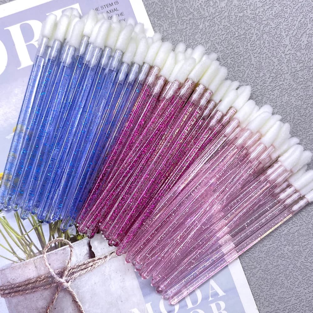 Wholesale 50/1000 pcs. Disposable lip brushes Accessories Women's lip glossy lip glossers Perfections Tools Make-up Essential News