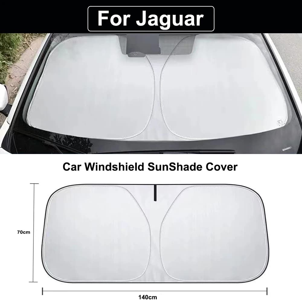 Auto Parabrezza Parasole Copertura per Jaguar XE XF XK XKR XFL F-TYPE F-PACE T-PACE Anti UV Accessori Auto