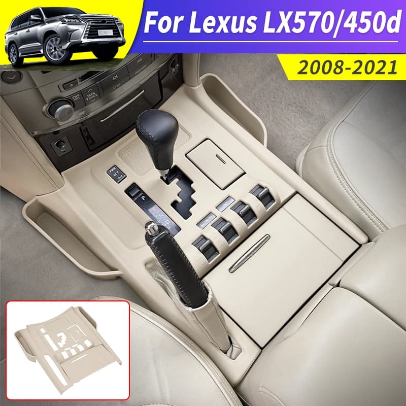 For Toyota 2008-2021 Lexus 570 LX570 LX450d Central Control Protective Sleeve In Silicone Storage Box Interior Update Accessories