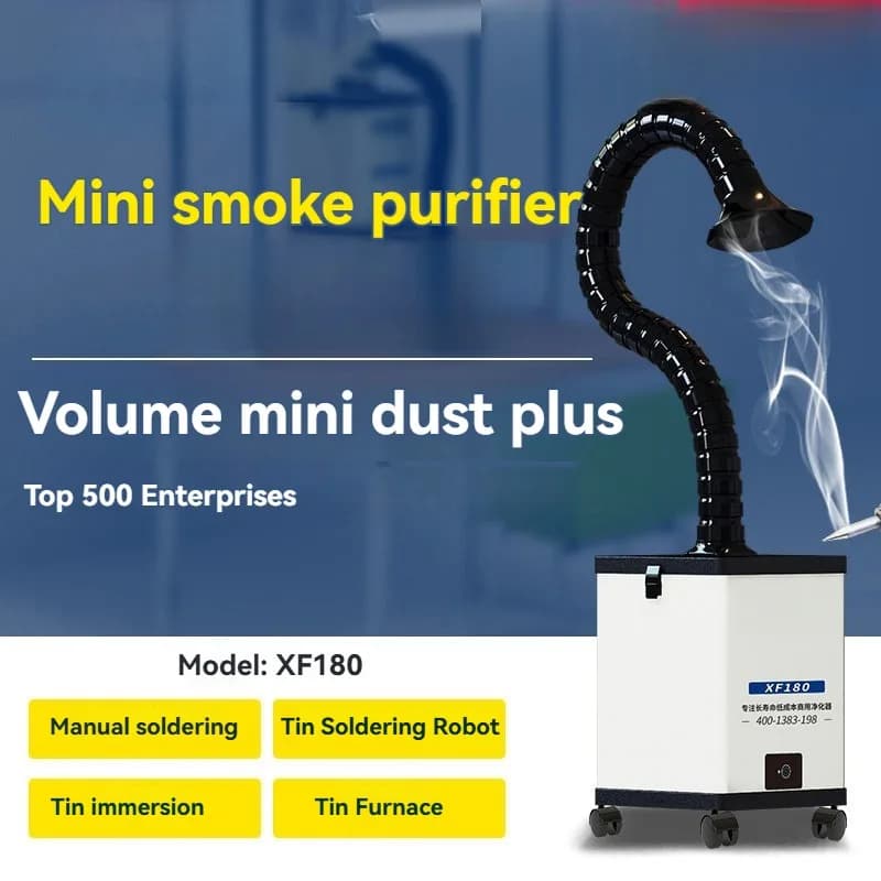 80W/130W Welding Smoke Exhaust Fan and Powerful Dust Suction Purifier Suitable for Laser Marking and Engraving Smoke Dust