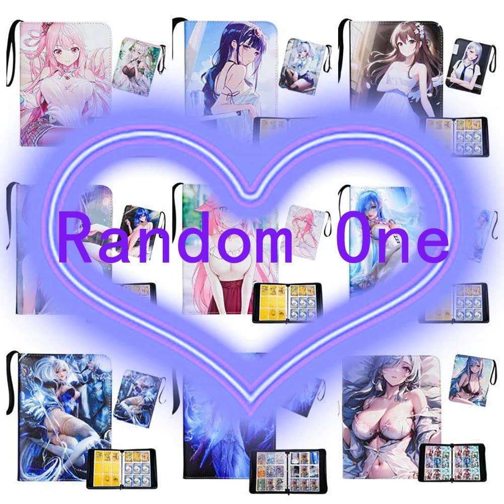 Album di carte per ragazza con raccoglitore di carte da collezione di giochi anime