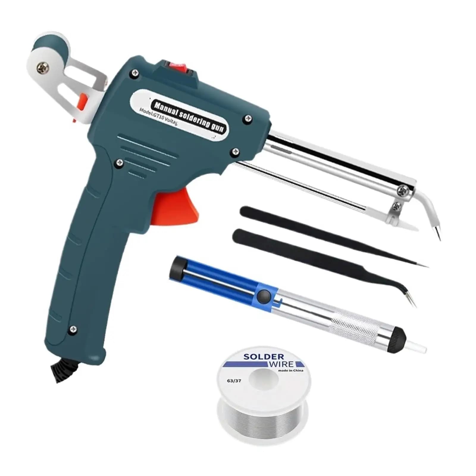 Saldatore Multifunzione Automatico 60W, Pistola per Saldatura a Riscaldamento Interno, Strumento di Riparazione 220V/110V