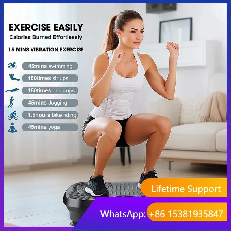 Fat Shaking Machine Bluetooth Vibration Plate Exercise Machine Vibration Plate For Weight Loss Whole Body Vibration Machine