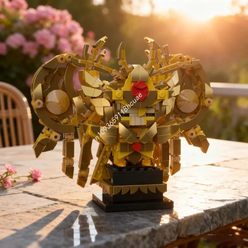 766 pz MOC Virgo Shaka God Cloth Brickheadz Modello Costruzioni Mattoncini Giocattolo Fai da Te Educativo Regalo di Natale per Bambini