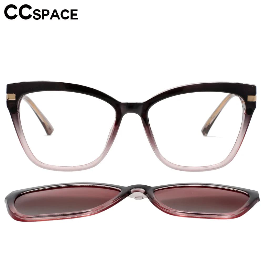 Polarized Sunglasses Flip-on Man Women's View Glasses for Computer Fashion TR90 Blue Light Glasses 53684