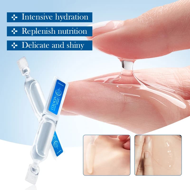 FAYANKOU 30PCS Collagen Anti-Wheel Reparation Hydrating Second Impulse Essence Anti And Radiant Serum Nutrient Ruges H6Z2
