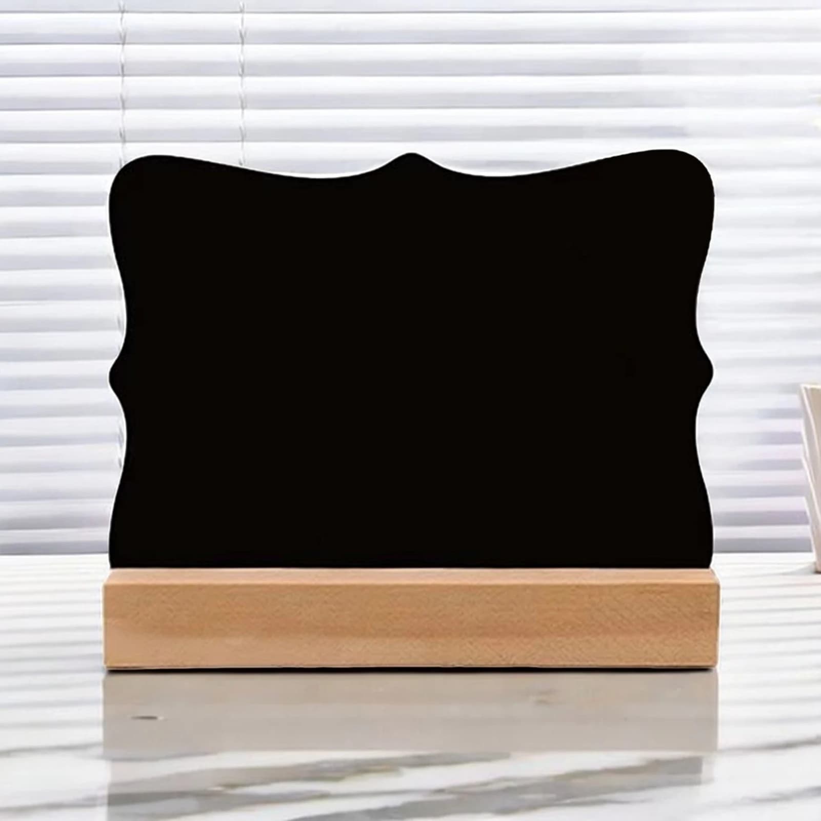 4 Pezzi Mini Lavagnette in Legno Universali, Lavagnette Portatili per Messaggi, Decorazioni Creative per Matrimoni e Feste