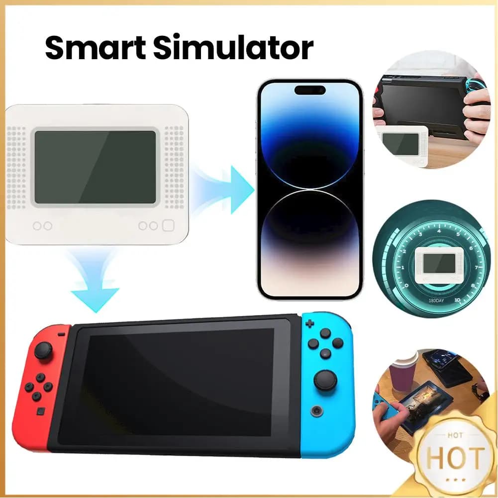 Emulatore Intelligente NFC Pixl Ricaricabile Leggero per Schede Infinite, Accessori di Gioco per Scrittura e Lettura Allmiibo