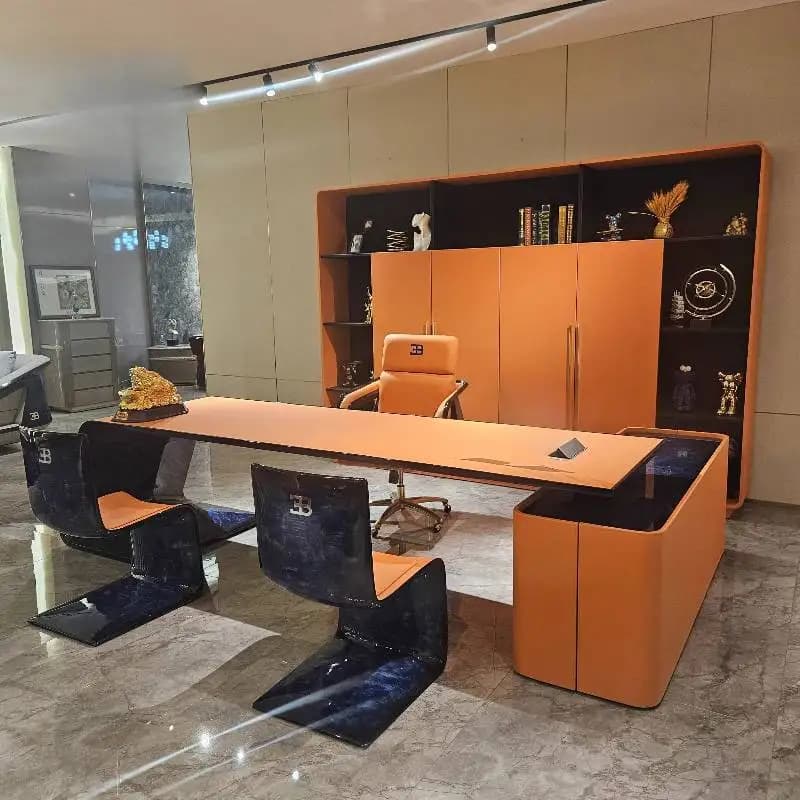 Divertente gabbia portaoggetti scrivania da ufficio scrittura designer altezza moderna scrivania da ufficio organizzatore di studio mobili di lusso Mesa De Escritorio