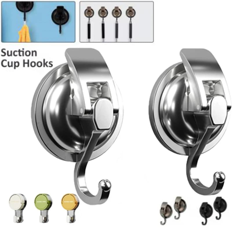 Ganci per tazze riutilizzabili 1PC per doccia senza punzonatura Ganci da cucina con ventosa Ganci a ventosa per cucina Bagno Doccia