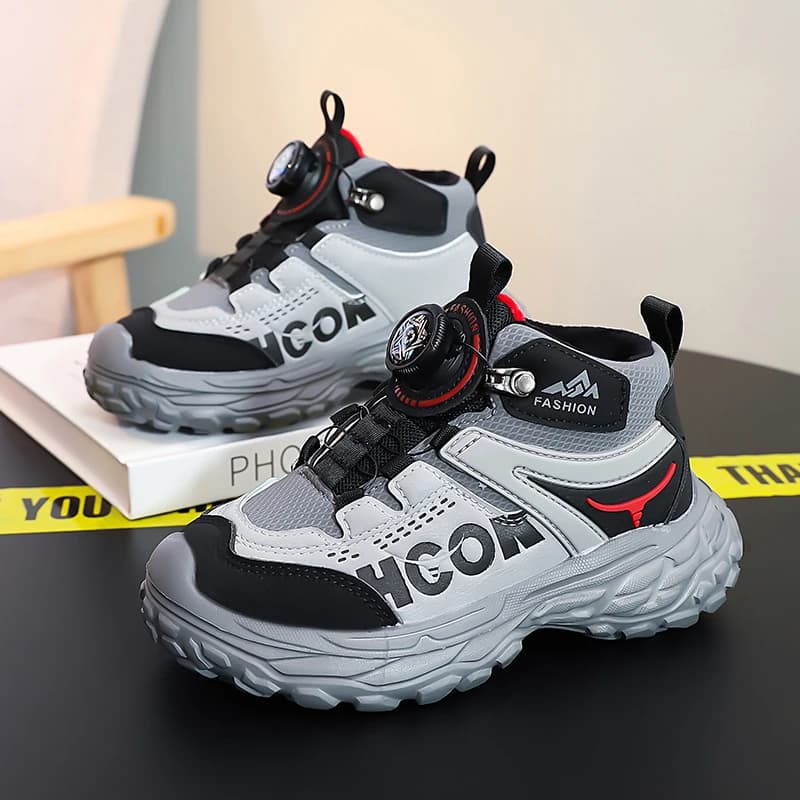Scarpe Casual per Bambini con Suola in Gomma Resistente all'Usura, Scarpe da Corsa Alla Moda, Comode e Pratiche Scarpe Sportive per Ragazzi