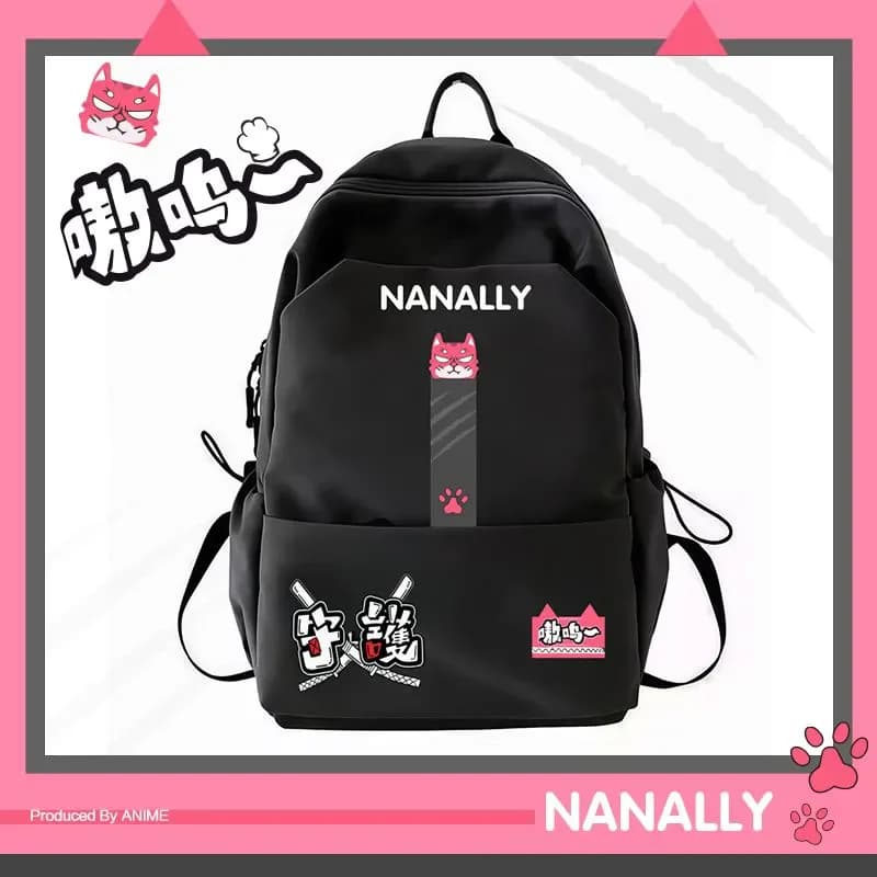 Zaino Anime Cartoon Cosplay Neverness to Everness Nanally Lacrimosa Mint, Borsa Scolastica Carina per Studenti, Regalo Kawaii
