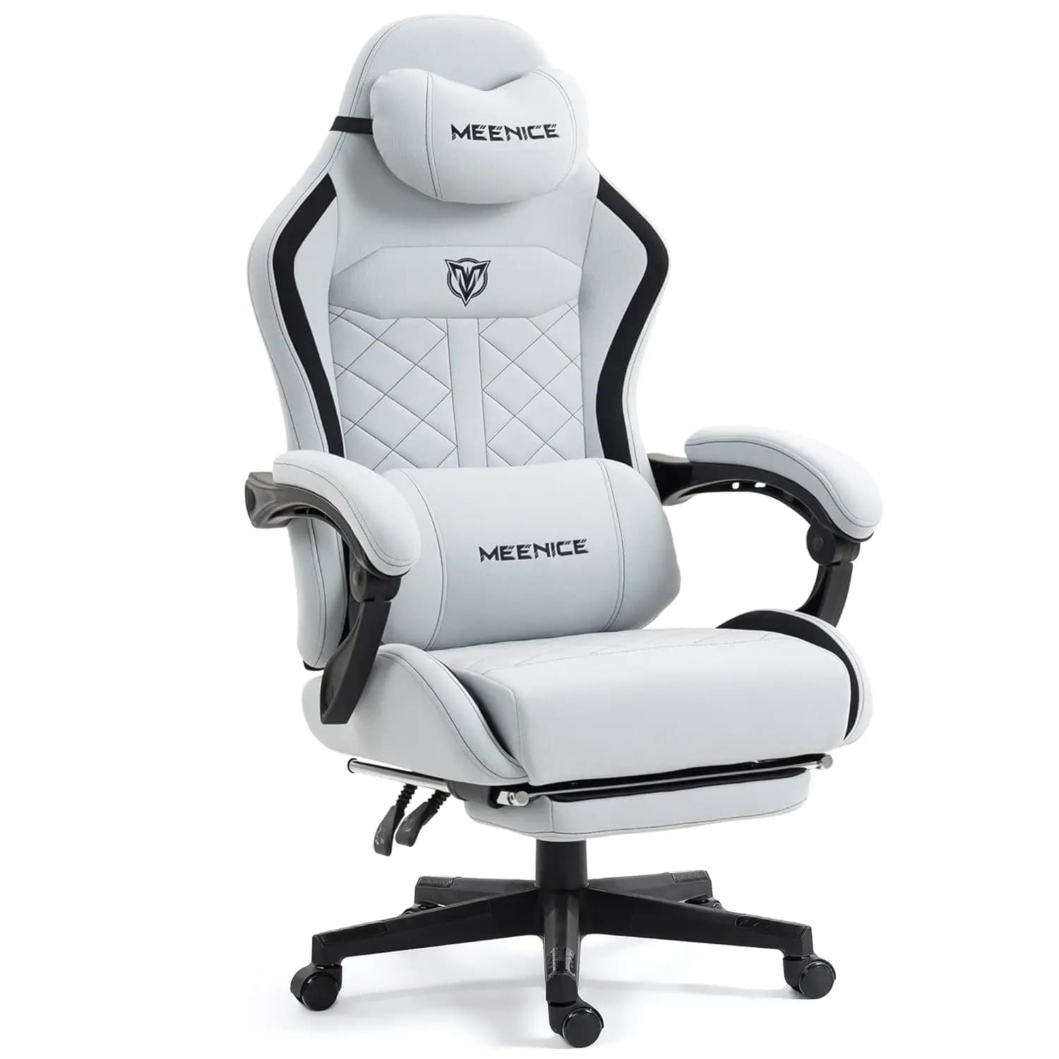 #Big and Tall Gaming Chair Fabric with Pocket Spring Cushion, High Back Heavy Duty Gaming Chairs for Adults with, Customized