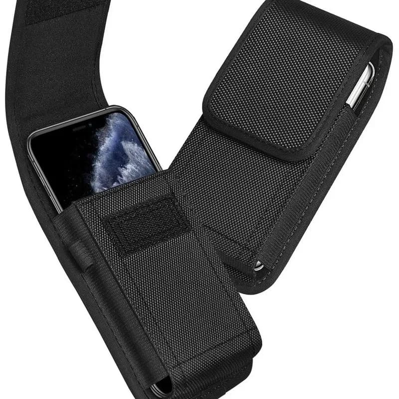 Unisex Black Cellphone Waist Universal for Cell Phone Wallet Outdoor Sports Phone Race Waterproof Waist Bag